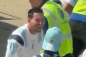 阿根廷过安检罗梅罗打火机被收，梅西一旁狂笑
