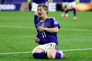 日本以1-0优势超越瑞典！堂安律巧妙斜传突破瑞典防线，前田大然成功破门！