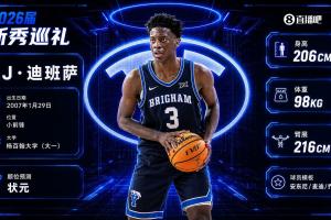 奇才凭借状元签成功摘得AJ·迪班萨